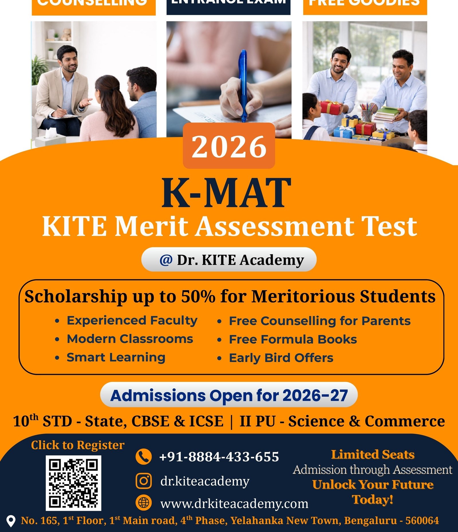 Kite Student Testing Dr. KITE Academy | Karthik Intellect Tuition for Excellence
